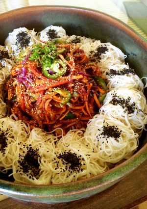 韓国風☆海鮮そうめんサラダ-レシピのメイン写真