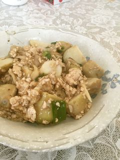 鶏ひき肉と里芋のとろみ煮-レシピのメイン写真