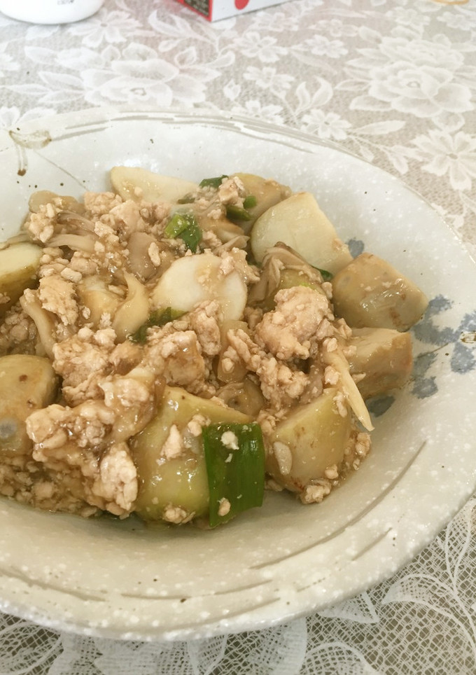 鶏ひき肉と里芋のとろみ煮-レシピのメイン写真