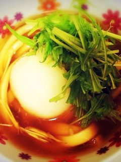 水菜と生姜のおろしあんかけうどん-レシピのメイン写真