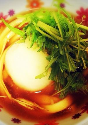 水菜と生姜のおろしあんかけうどん-レシピのメイン写真