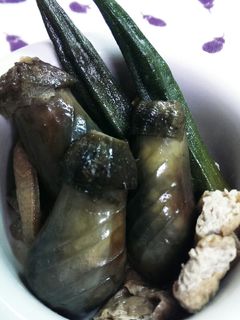 こなすとオクラおあげの煮物◆冷やして-レシピのメイン写真