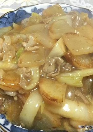 フライパン1つで簡単☆大根と白菜のうま煮-レシピのメイン写真