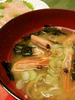 甘エビの頭の味噌汁♪-レシピのメイン写真