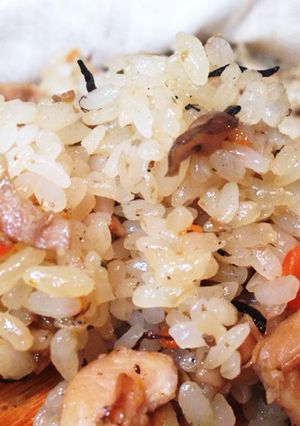 わが家の味〜キノコのおこわ-レシピのメイン写真