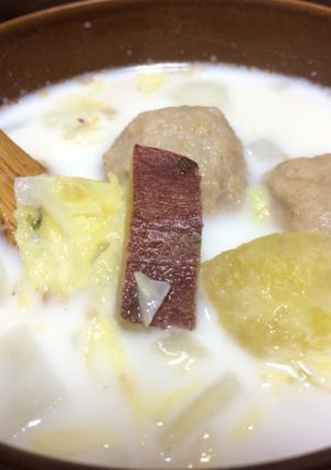 白菜とさつまいものミルクスープ-レシピのメイン写真