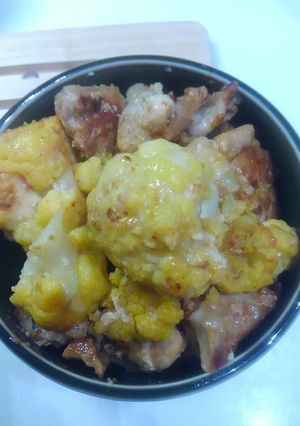 カリフラワーと鶏肉のマヨ醤油炒め～-レシピのメイン写真