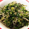 万能!カブの葉とちりめんじゃこの炒め物