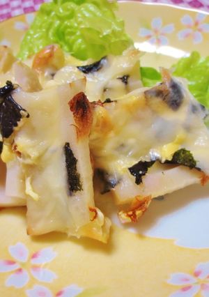 簡単☆お弁当にもトースターでチーズちくわ-レシピのメイン写真