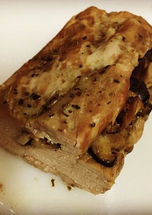 簡単！ローストポーク椎茸詰め-レシピのメイン写真