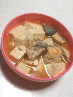 豆腐鮭味噌キムチ煮-レシピのメイン写真
