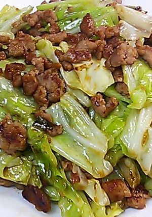 ◇豚ミンチとキャベツの味噌炒め◇-レシピのメイン写真