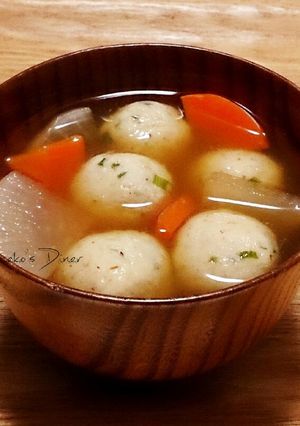おから＆豆腐＆米粉＊つみれ汁-レシピのメイン写真