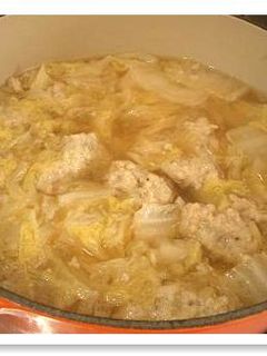 豚だんごと白菜の煮込みスープ-レシピのメイン写真