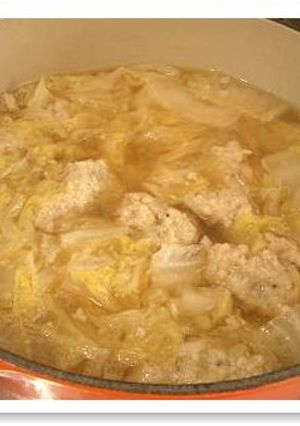 豚だんごと白菜の煮込みスープ-レシピのメイン写真