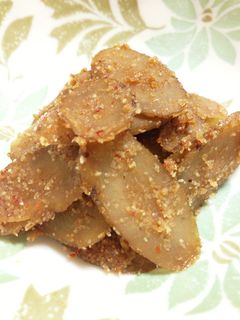 味噌で煮る 甘辛ごぼうの胡麻和え-レシピのメイン写真
