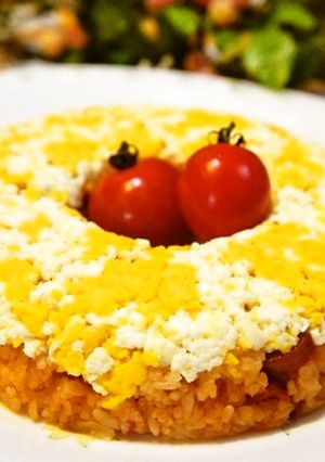 ケーキみたい♪ちょっと変わったオムライス-レシピのメイン写真