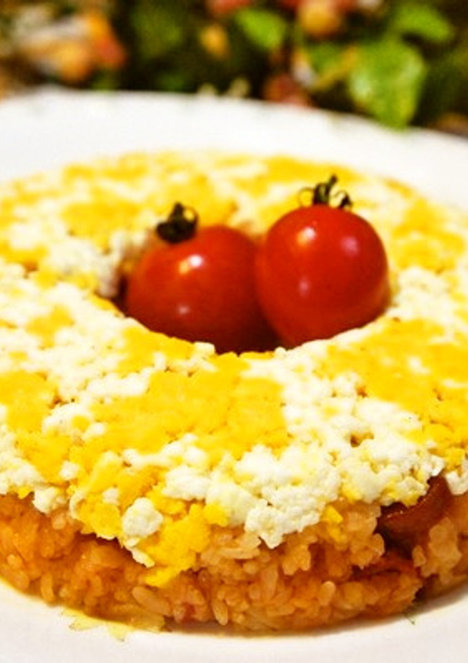 ケーキみたい♪ちょっと変わったオムライス-レシピのメイン写真