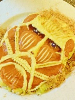 進撃の巨人お好み焼きアート☆超大型巨人-レシピのメイン写真