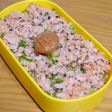 お弁当に!鮭フレークとゆかりの香りご飯✿