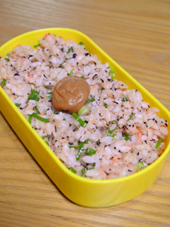 お弁当に!鮭フレークとゆかりの香りご飯✿-レシピのメイン写真
