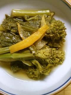 和食 簡単 美味しい 菜の花の 煮浸し!-レシピのメイン写真