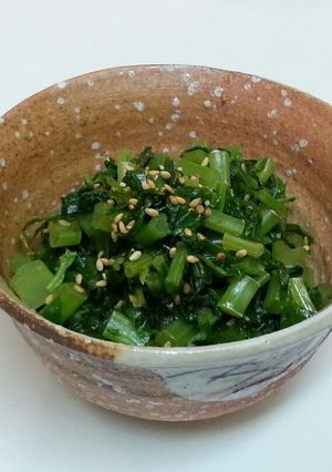 大根の葉(かぶらの葉でもOK)の炒めもの-レシピのメイン写真