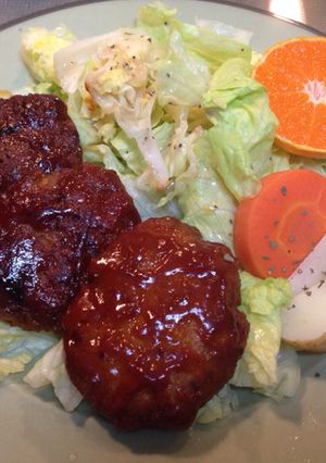 ハンバーグ-レシピのメイン写真