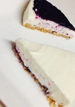 ブルーベリーのレアチーズケーキ-レシピのメイン写真