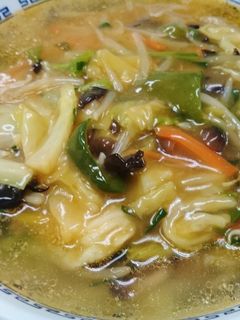野菜炒め♪リメイク~餡かけラーメン!-レシピのメイン写真