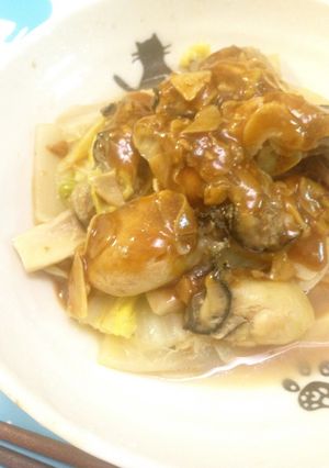 絶品‼︎白菜と牡蠣の炒め蒸し(^^)-レシピのメイン写真