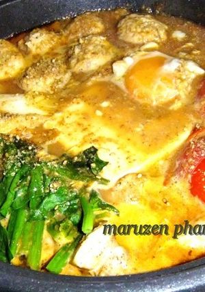 鶏つくねとトマトの豆乳スンドゥブ鍋-レシピのメイン写真
