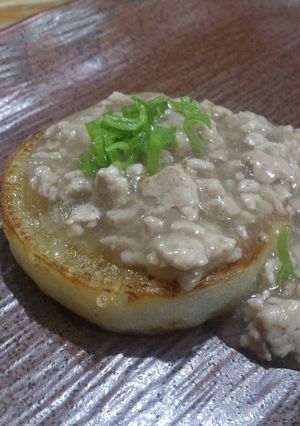 大根のステーキ!肉そぼろあんかけ-レシピのメイン写真