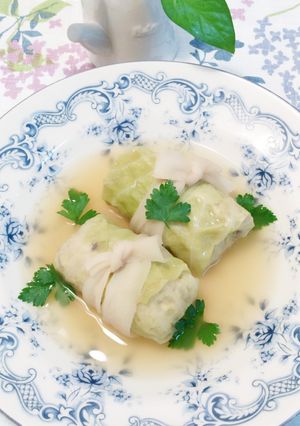 ♪カツオだしで和風ロールキャベツ♪-レシピのメイン写真
