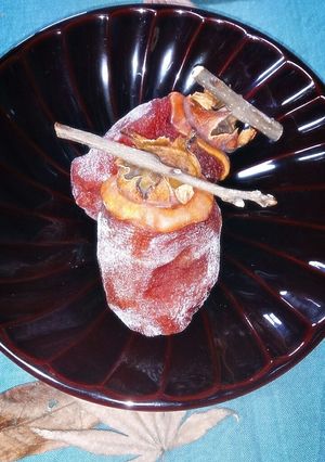 干し柿。ワインやブランデーのおつまみに!-レシピのメイン写真