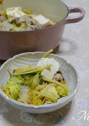 白菜と豚肉のしょうが蒸し焼き-レシピのメイン写真