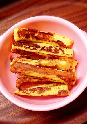 【離乳食】フレンチトースト(砂糖不要)-レシピのメイン写真