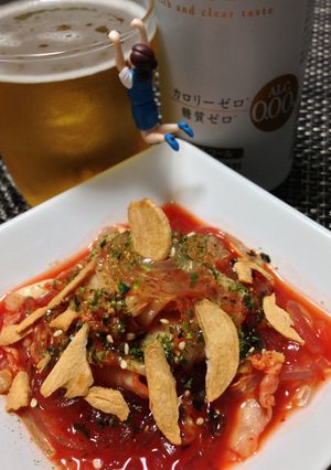 お手軽☆ところてんキムチ-レシピのメイン写真