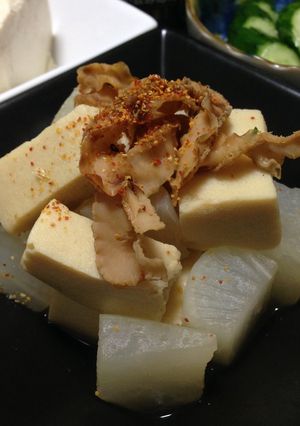 大根と高野豆腐の煮物☆隠し味は貝ひも☆-レシピのメイン写真