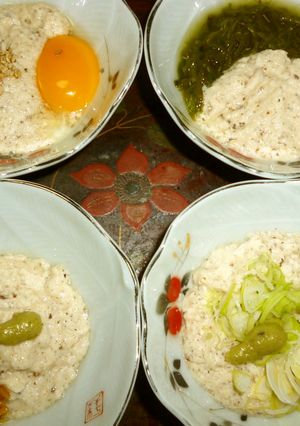 ながいものトッピング我が家のベスト4-レシピのメイン写真