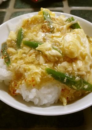 簡単美味しいたまご豆腐丼-レシピのメイン写真