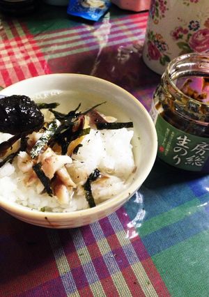 鯵の開き、残ったら お茶漬けに..-レシピのメイン写真