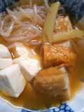 白滝 豆腐 さつま揚げ ピリ辛中華煮込み