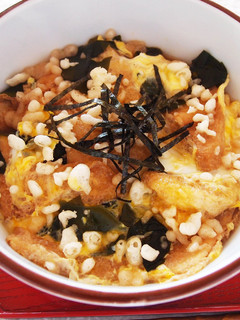 きつねたぬきわかめ蕎麦丼-レシピのメイン写真