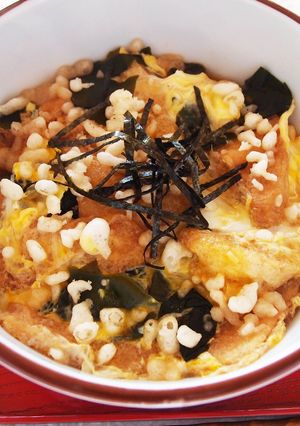 きつねたぬきわかめ蕎麦丼-レシピのメイン写真