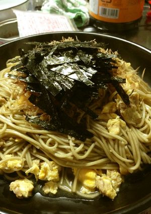 ツナ玉そば-レシピのメイン写真