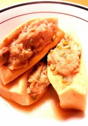 節約を得意と致します♪高野豆腐の肉詰め-レシピのメイン写真