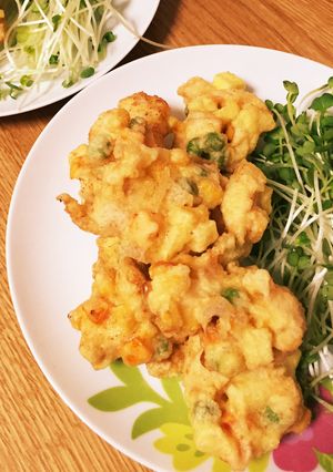 やわらか胸肉とミックスベジタブルかき揚げ-レシピのメイン写真