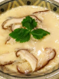 椎茸の豆乳茶わん蒸し-レシピのメイン写真