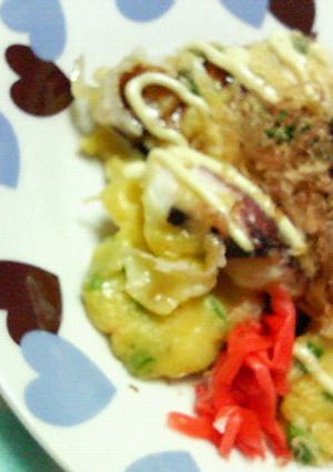 フライパンでお手軽☆チーズたこ焼き♪♪-レシピのメイン写真